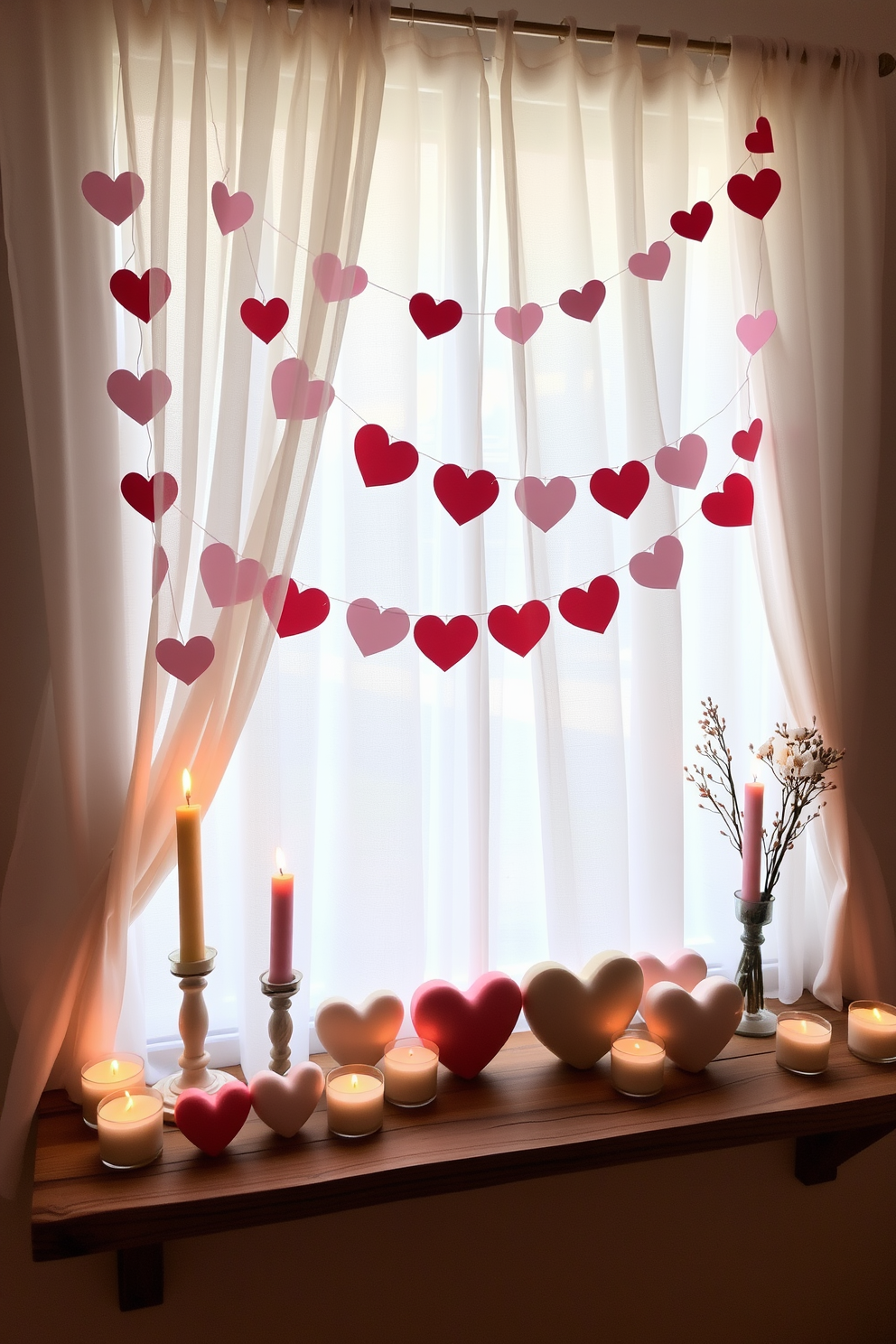 Window Valentines Day Decorating Ideas 24