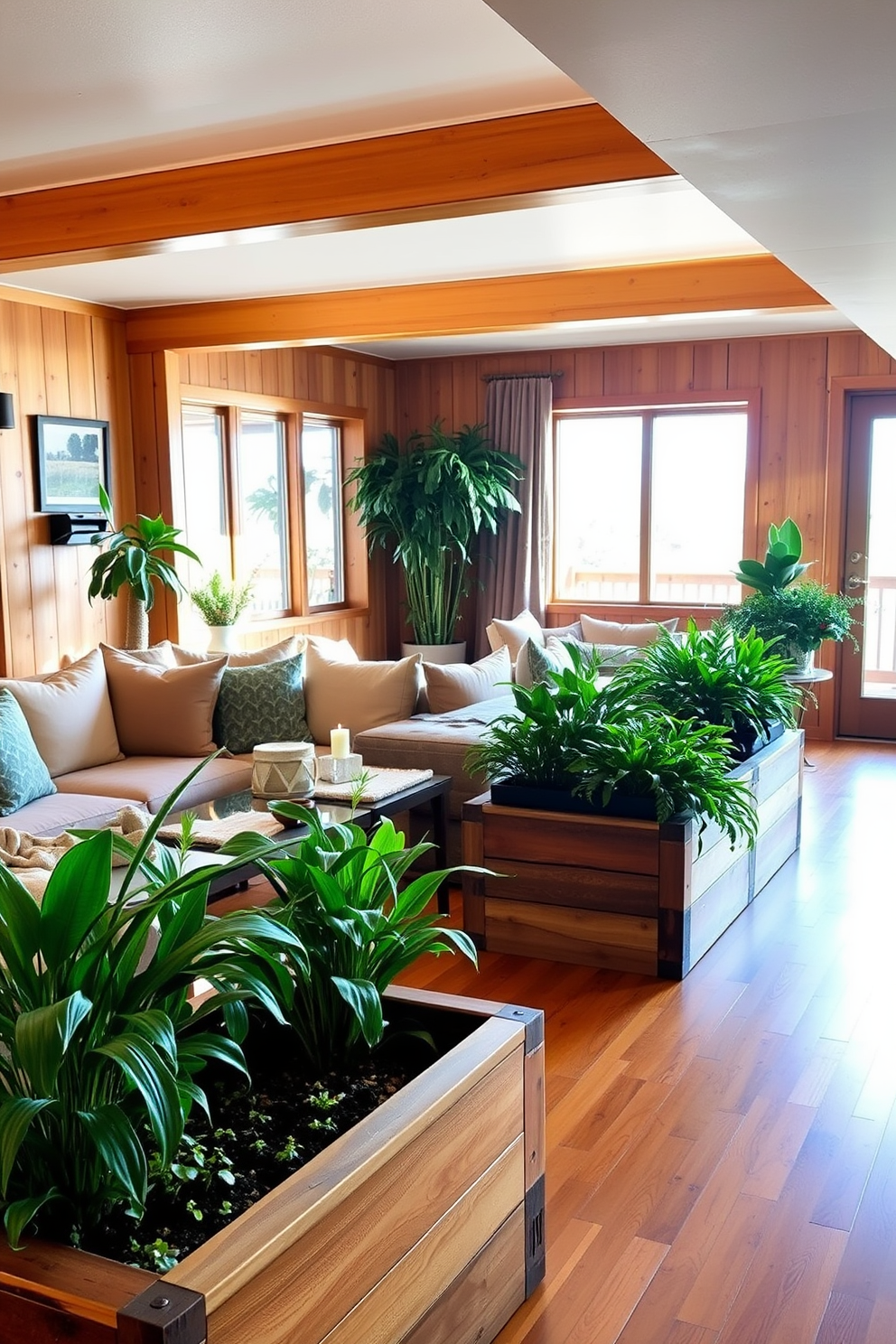 Wood Living Room Design Ideas 16