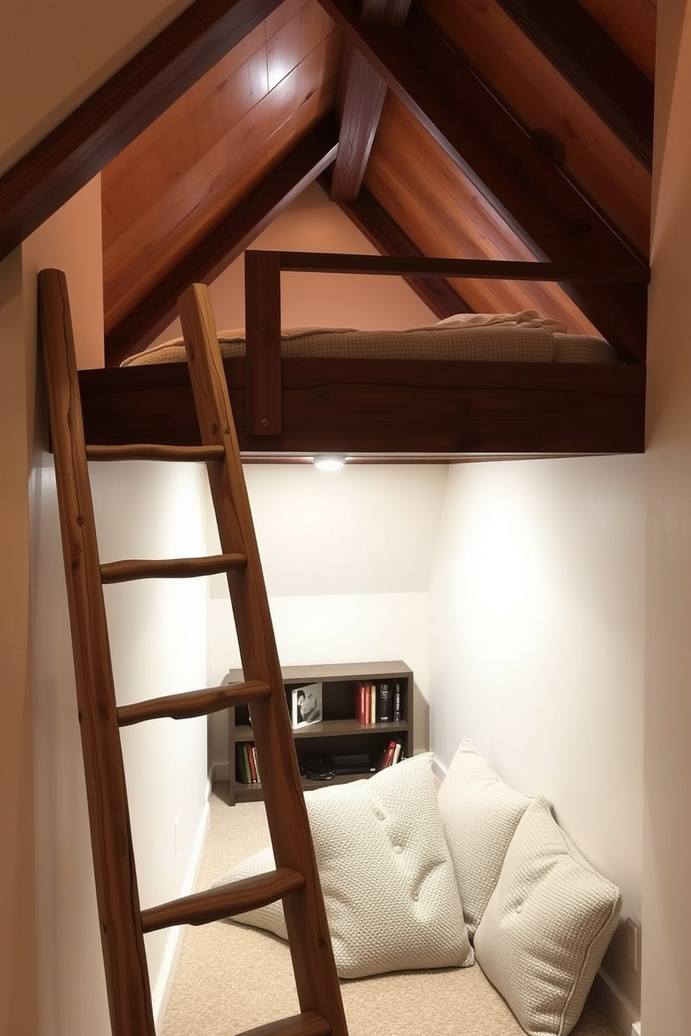 Wooden Attic Room Design Ideas 13