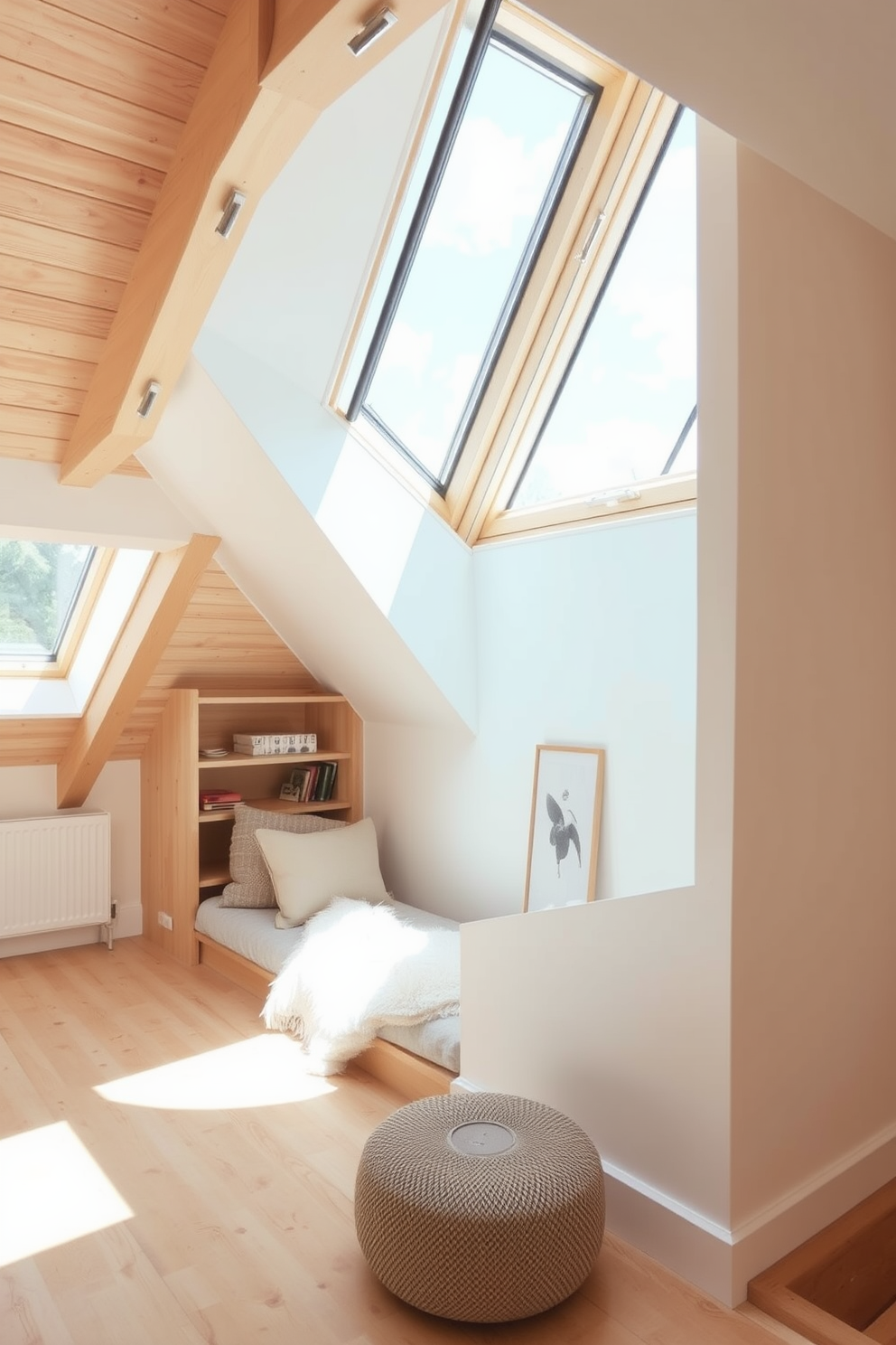 Wooden Attic Room Design Ideas 30