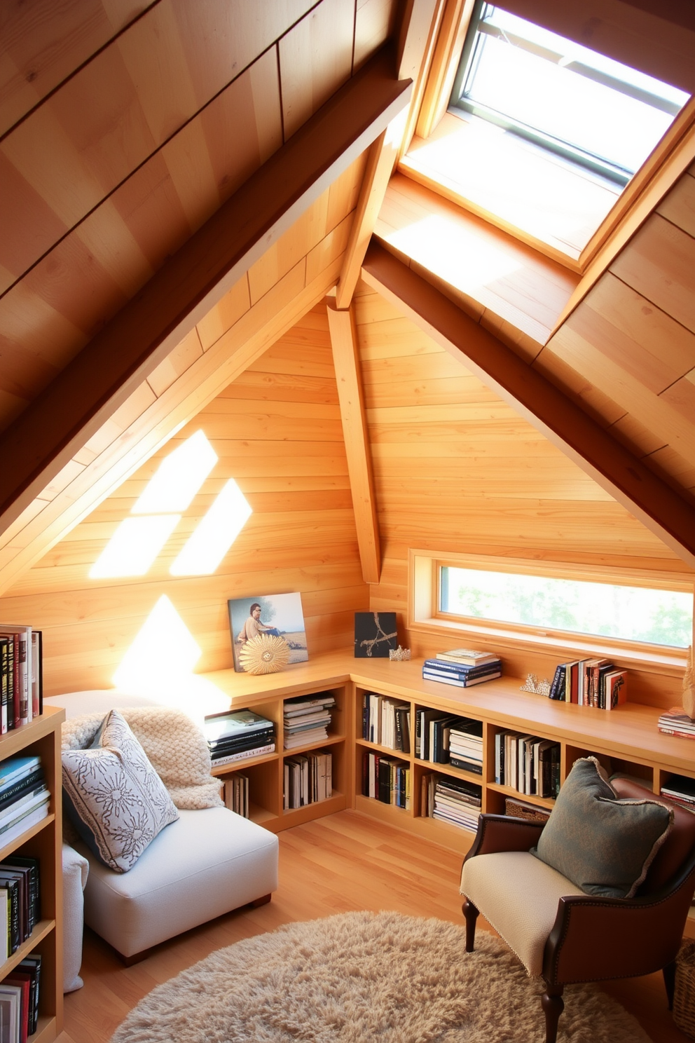 Wooden Attic Room Design Ideas 4