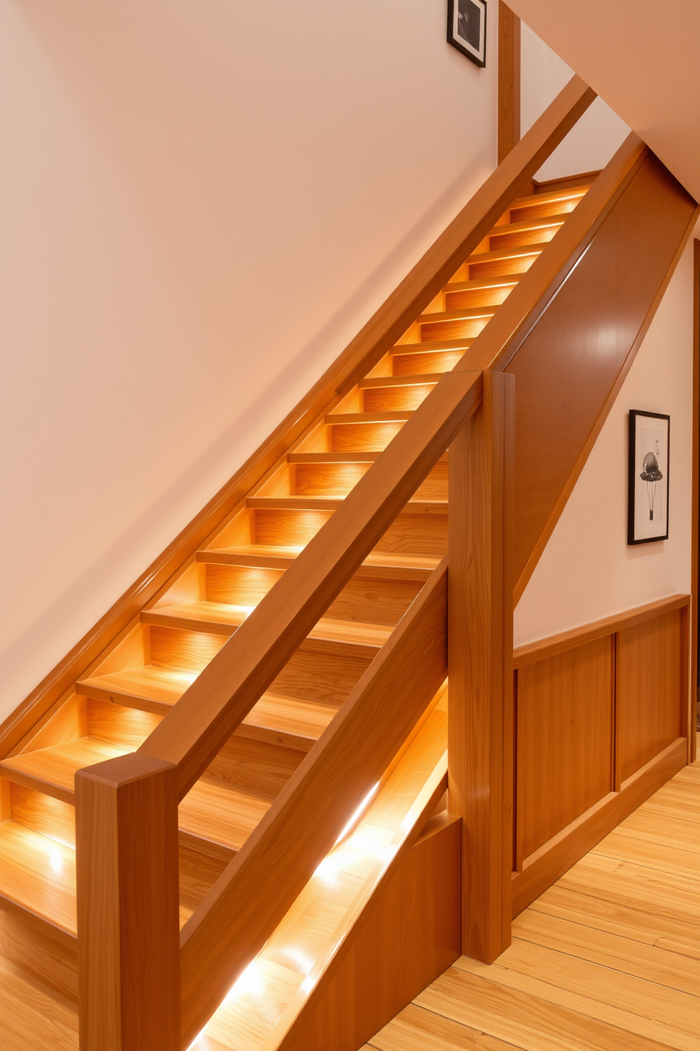 Wooden Staircase Design Ideas 23