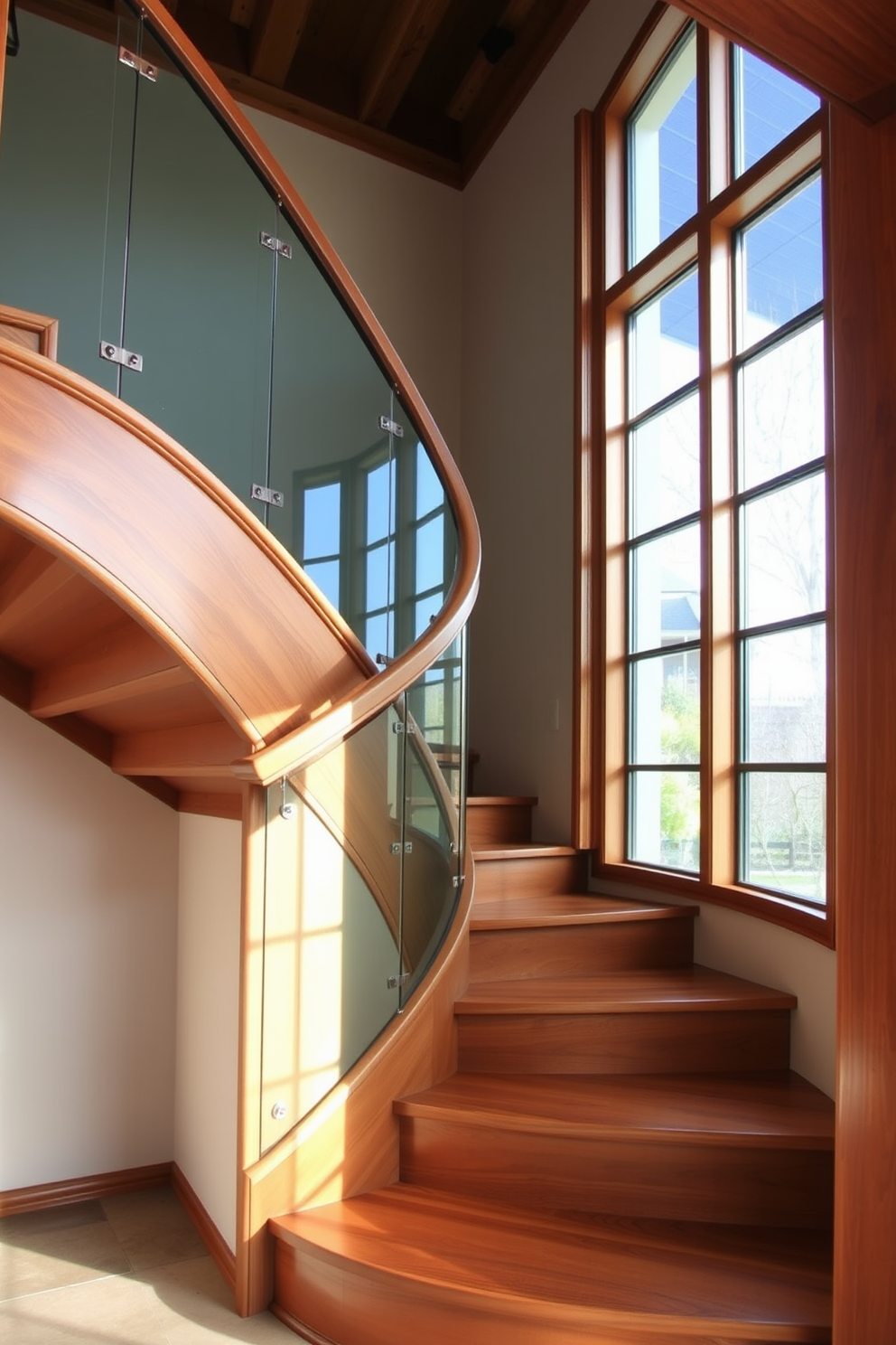 Wooden Staircase Design Ideas 30