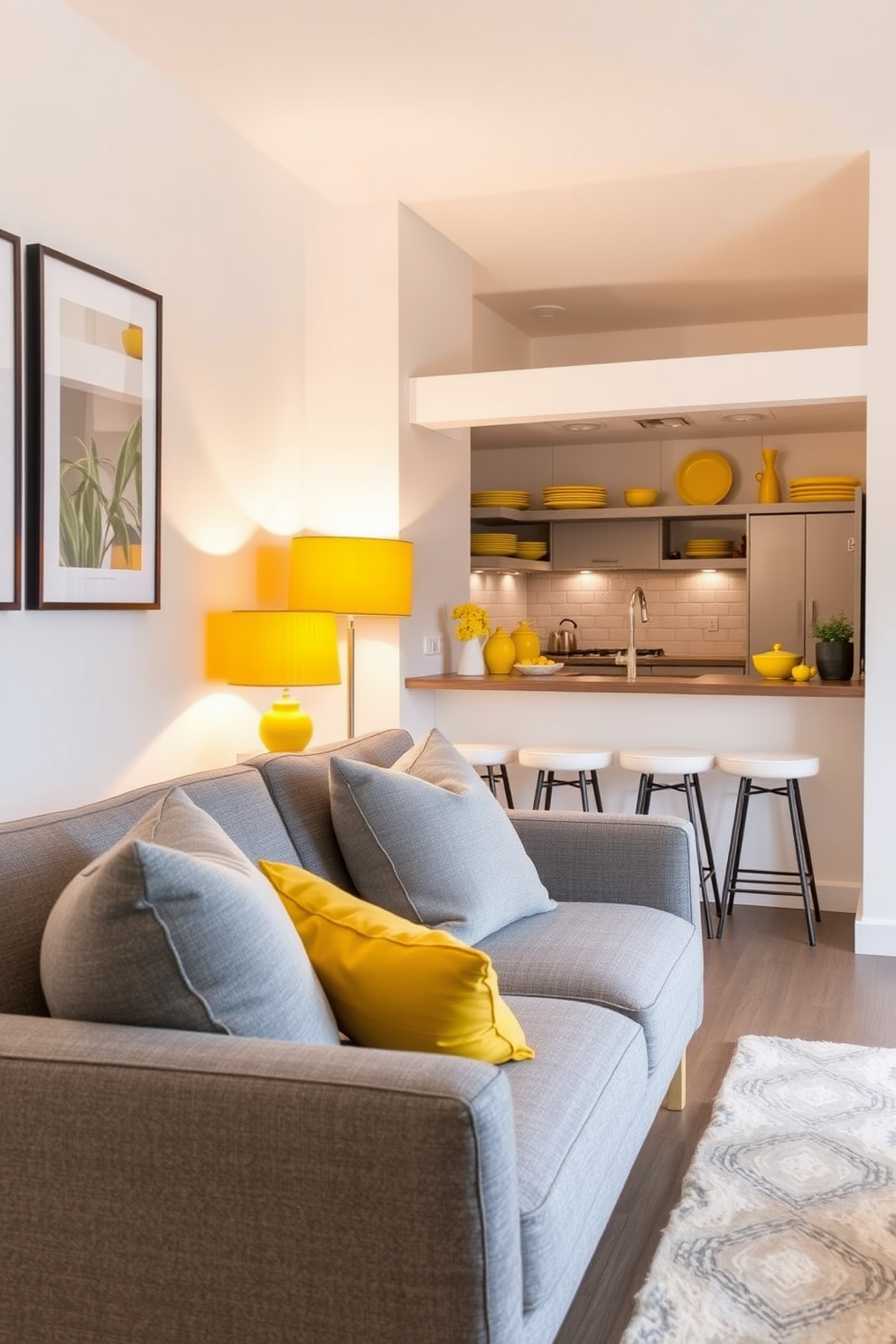 Yellow Apartment Design Ideas 11