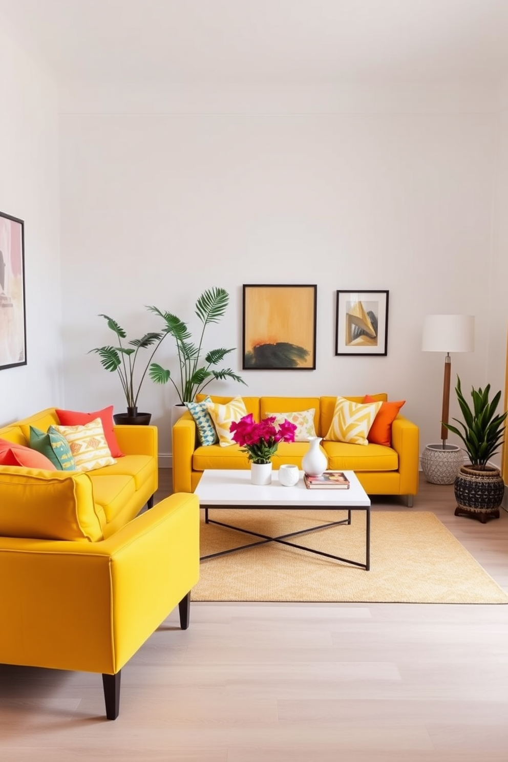 Yellow Apartment Design Ideas 15