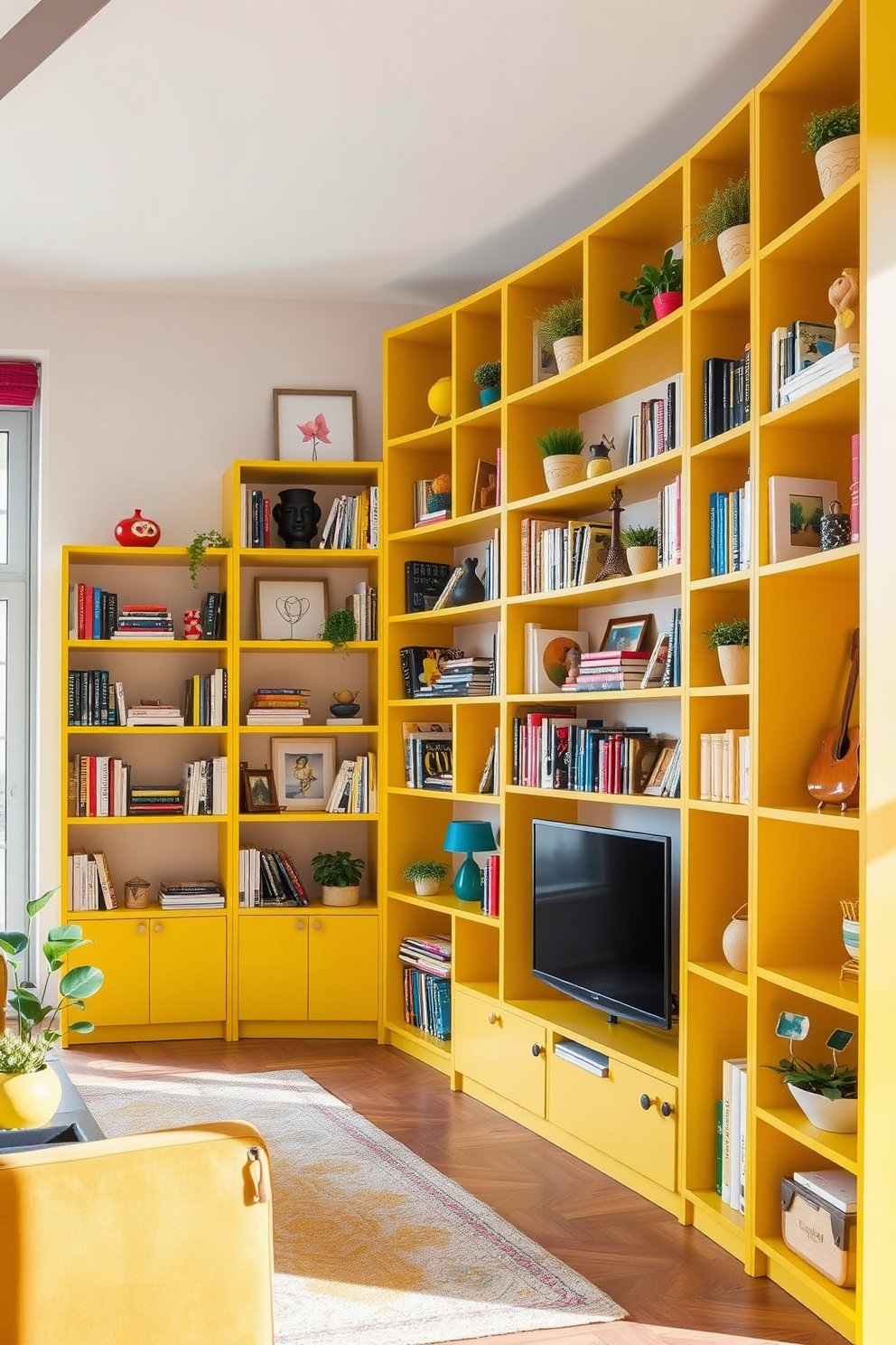 Yellow Apartment Design Ideas 19