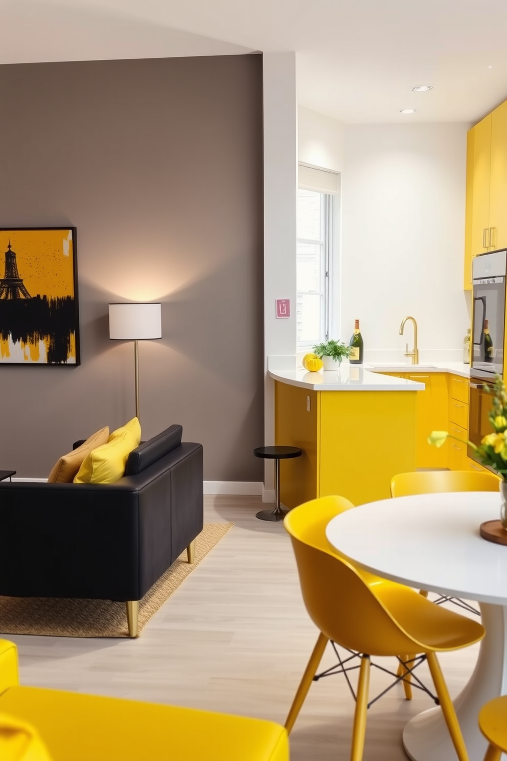 Yellow Apartment Design Ideas 20