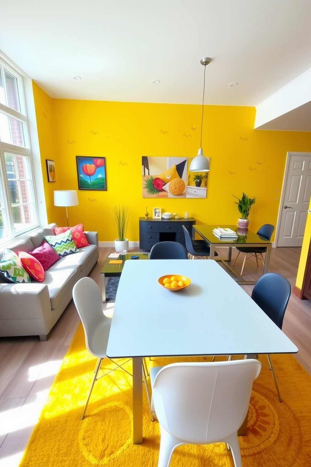 Yellow Apartment Design Ideas 24