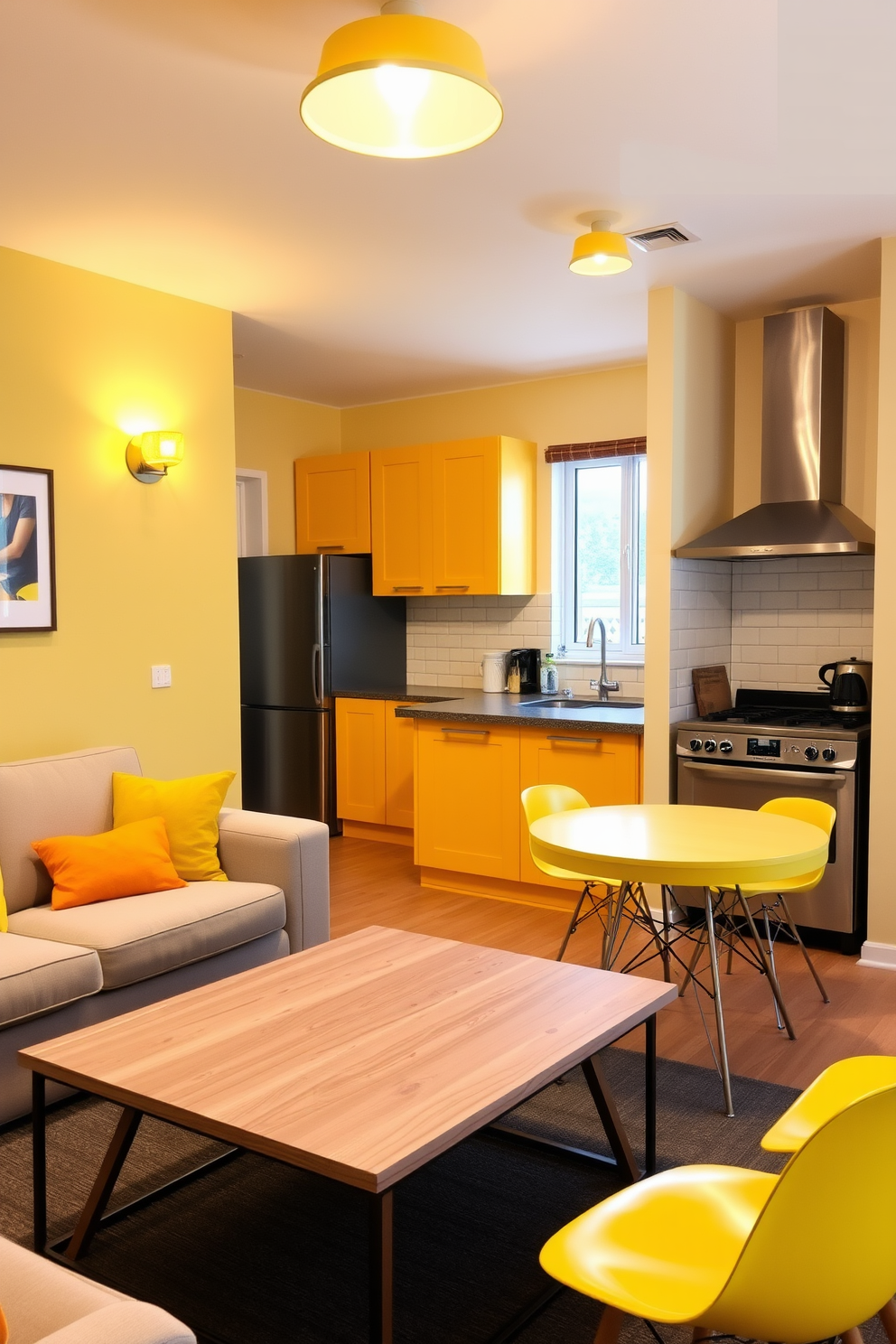 Yellow Apartment Design Ideas 25