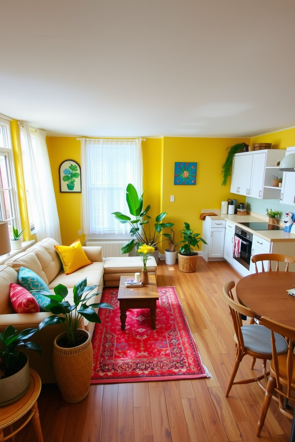 Yellow Apartment Design Ideas 27