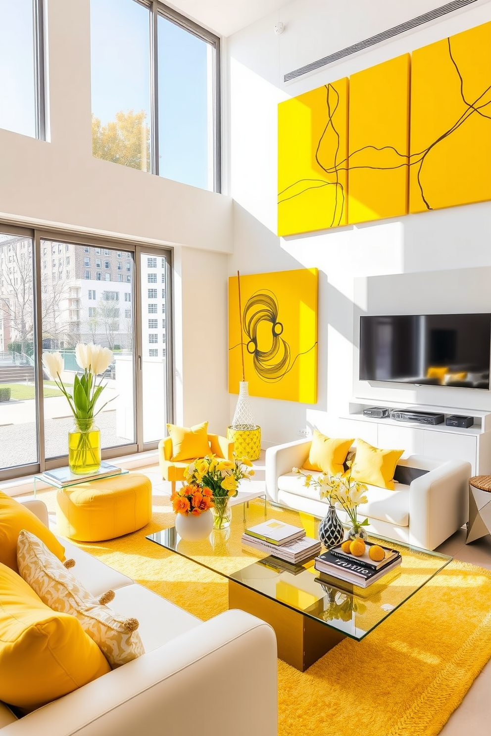 Yellow Apartment Design Ideas 5