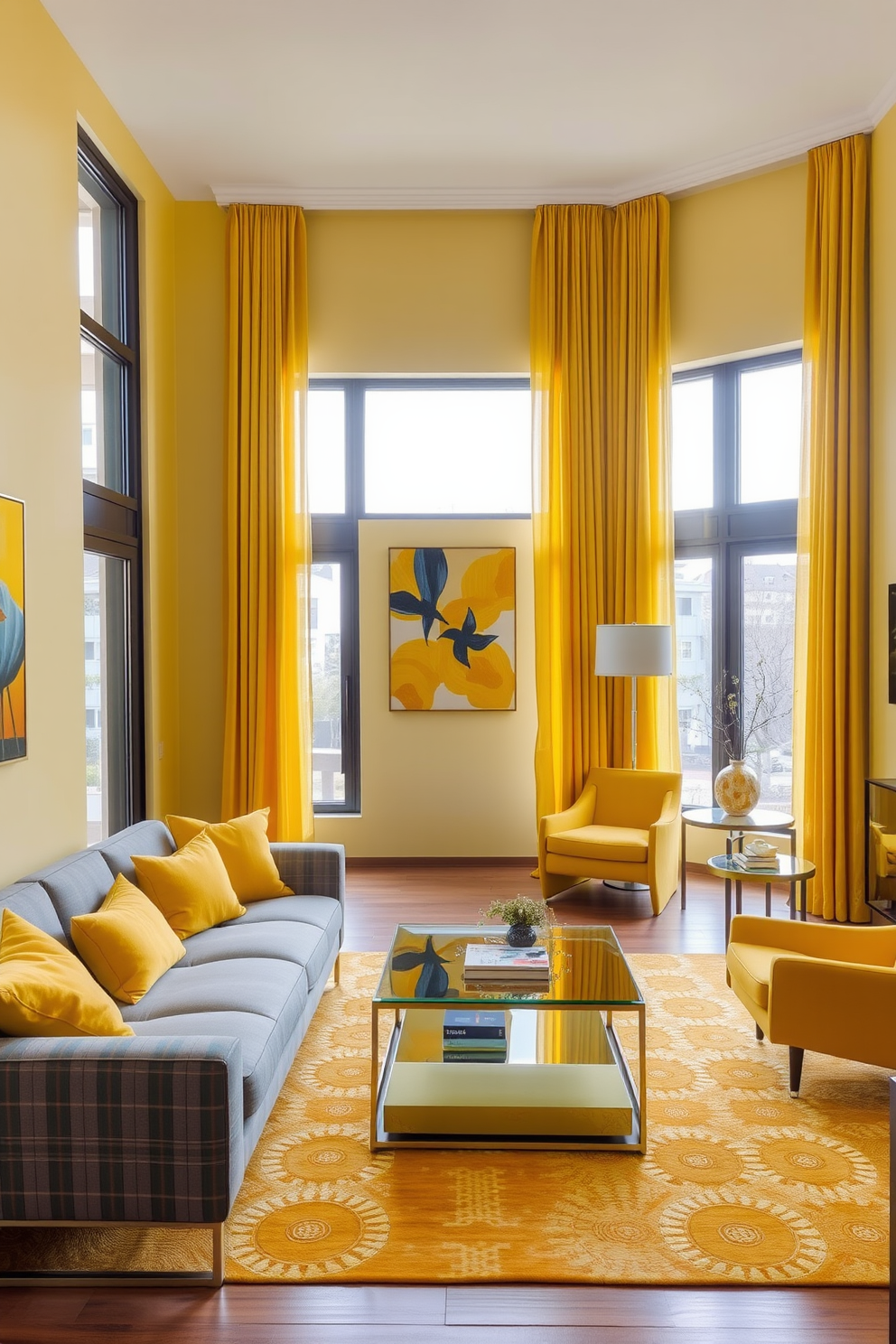 Yellow Apartment Design Ideas 6