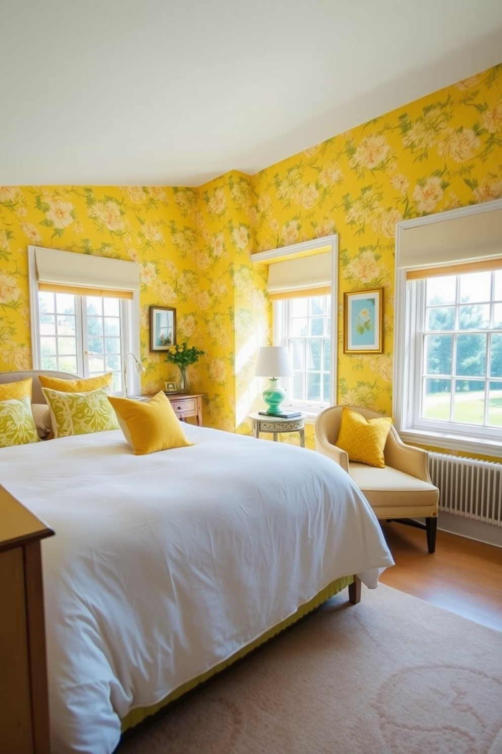 Yellow Bedroom Design Ideas 11