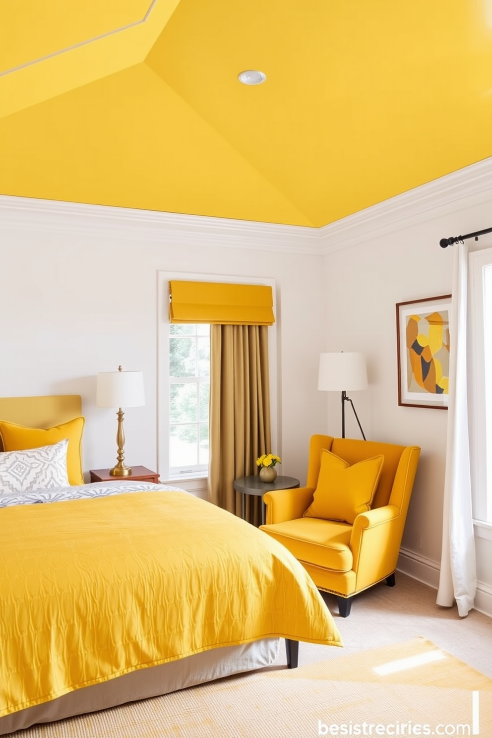 Yellow Bedroom Design Ideas 17