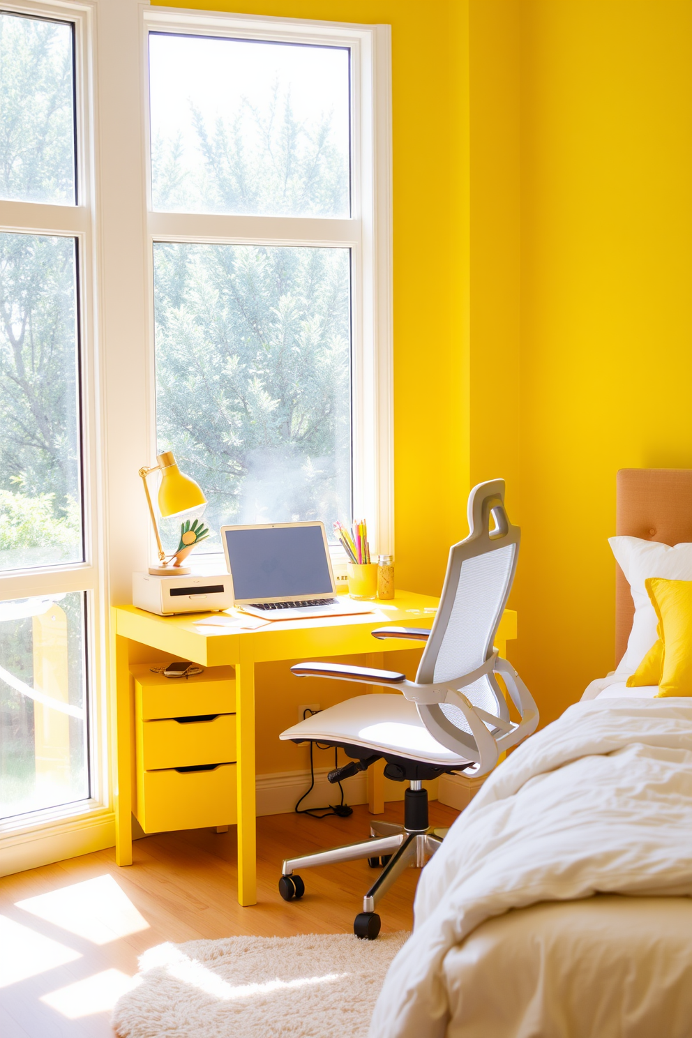 Yellow Bedroom Design Ideas 21