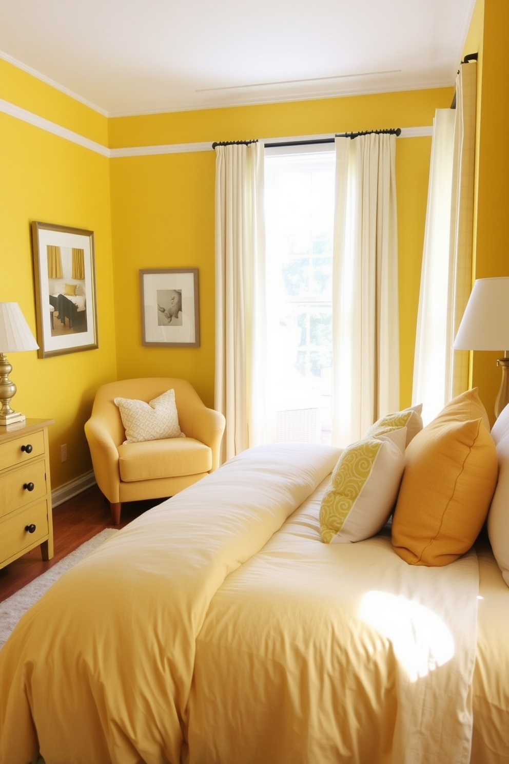 Yellow Bedroom Design Ideas 3