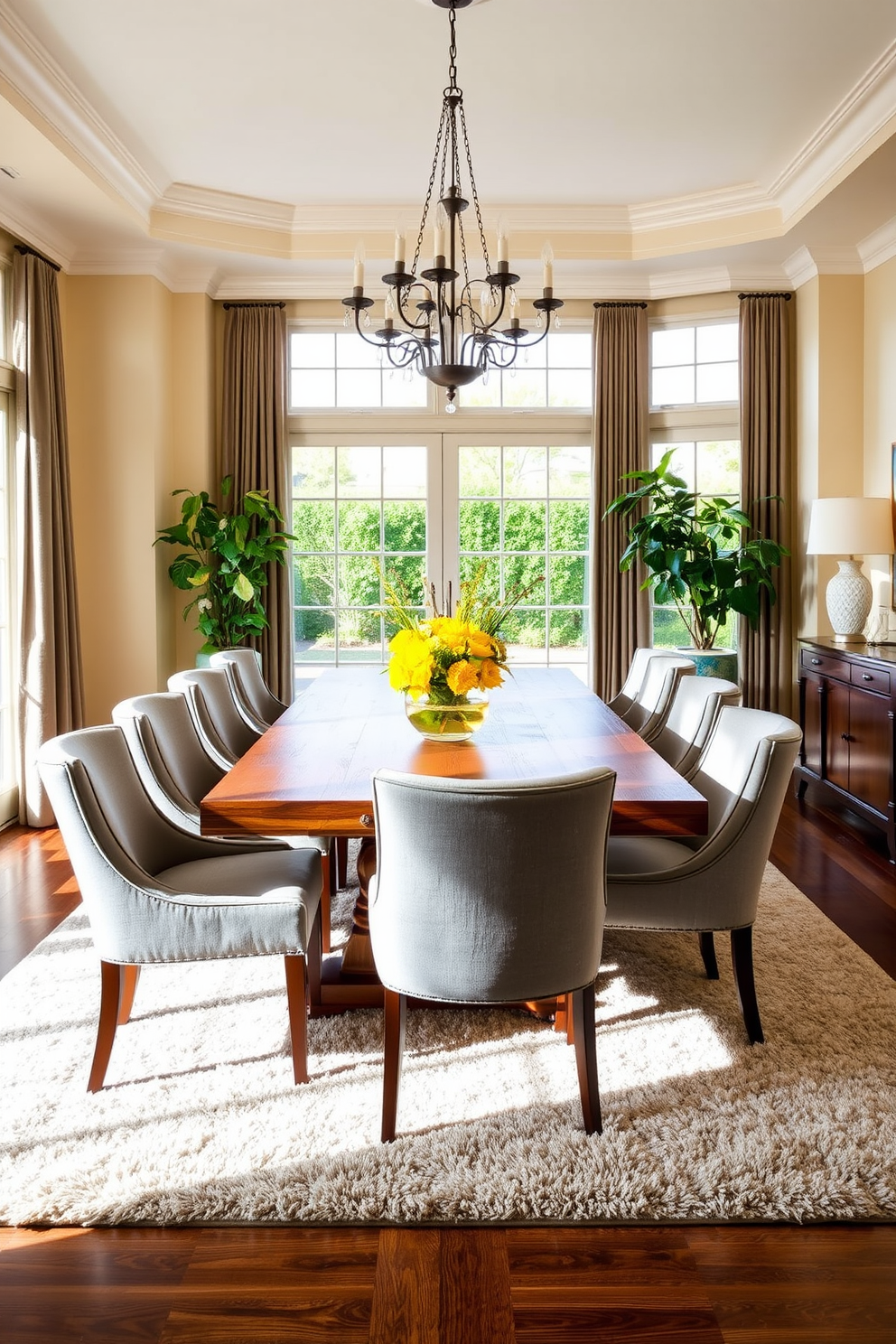 Yellow Dining Room Design Ideas 10