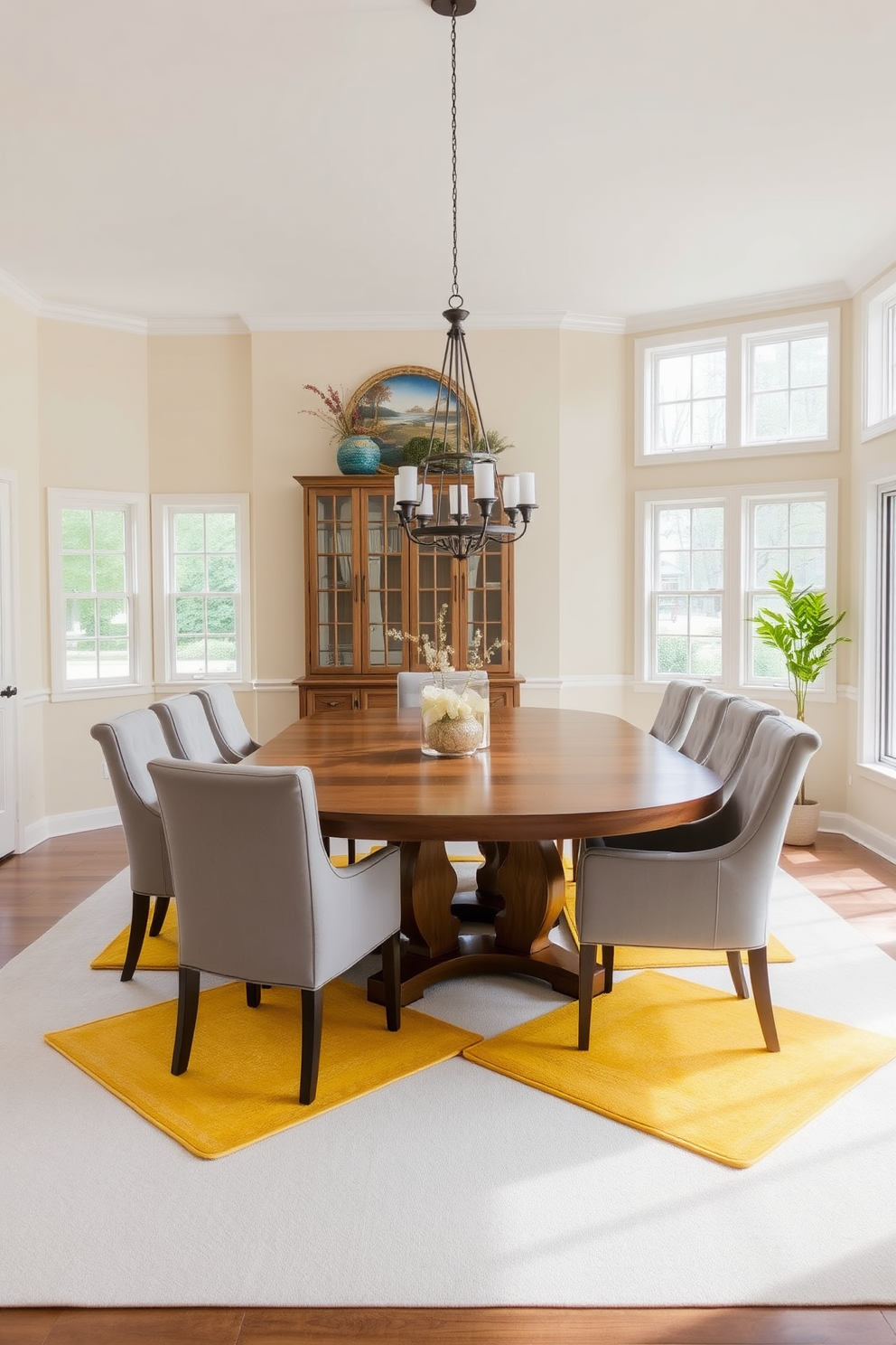 Yellow Dining Room Design Ideas 13