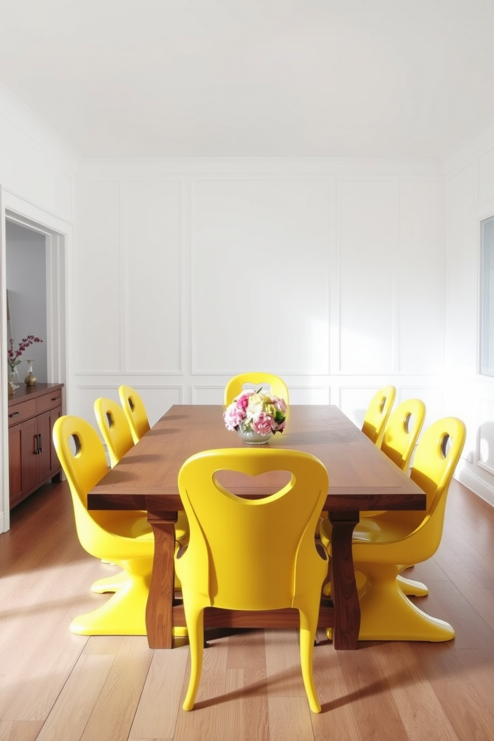 Yellow Dining Room Design Ideas 16