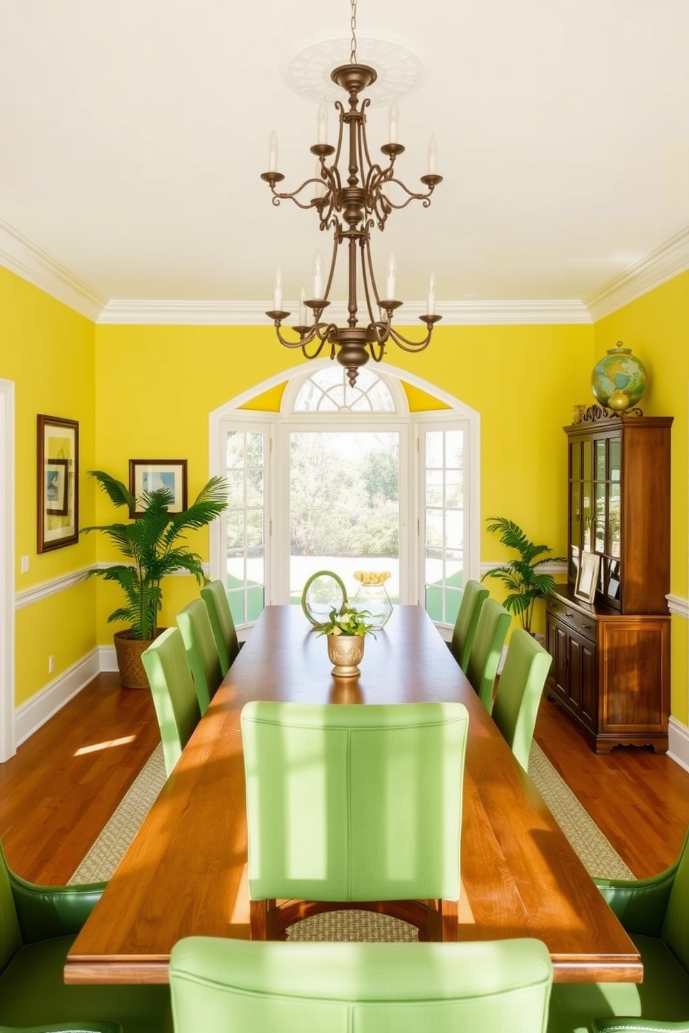 Yellow Dining Room Design Ideas 25