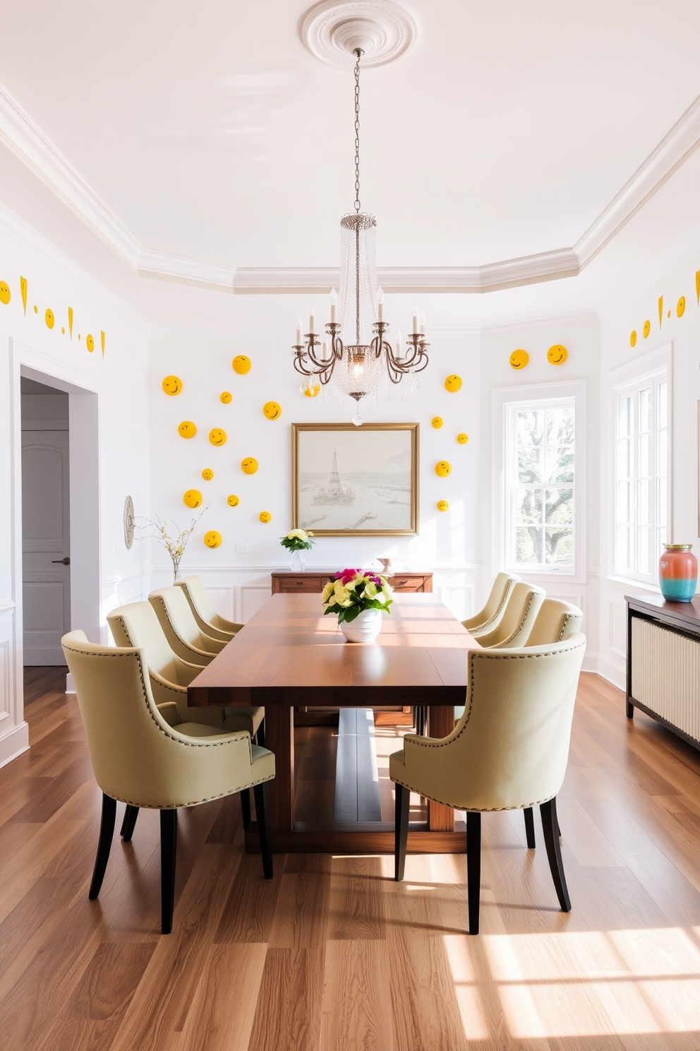 Yellow Dining Room Design Ideas 26