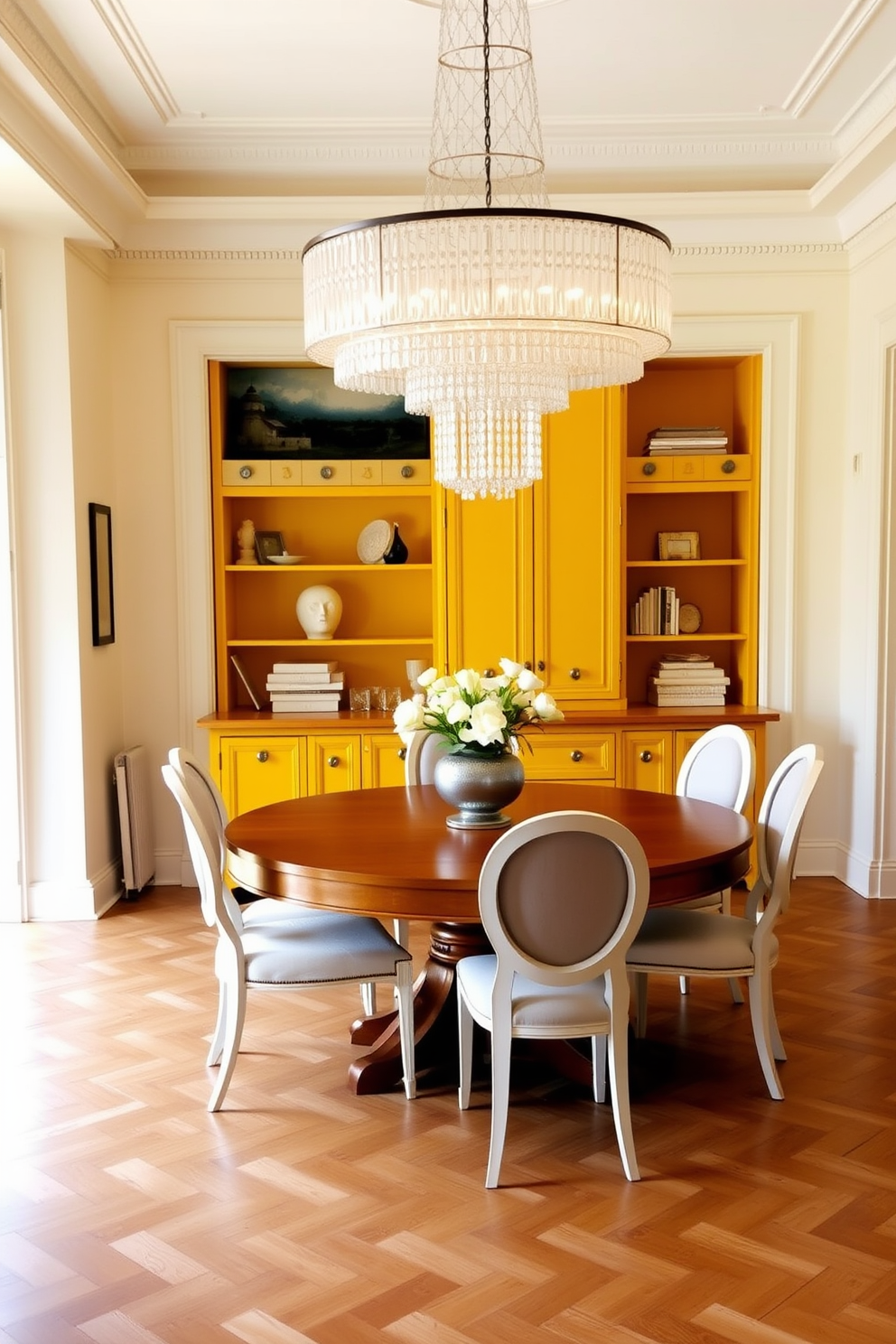 Yellow Dining Room Design Ideas 29