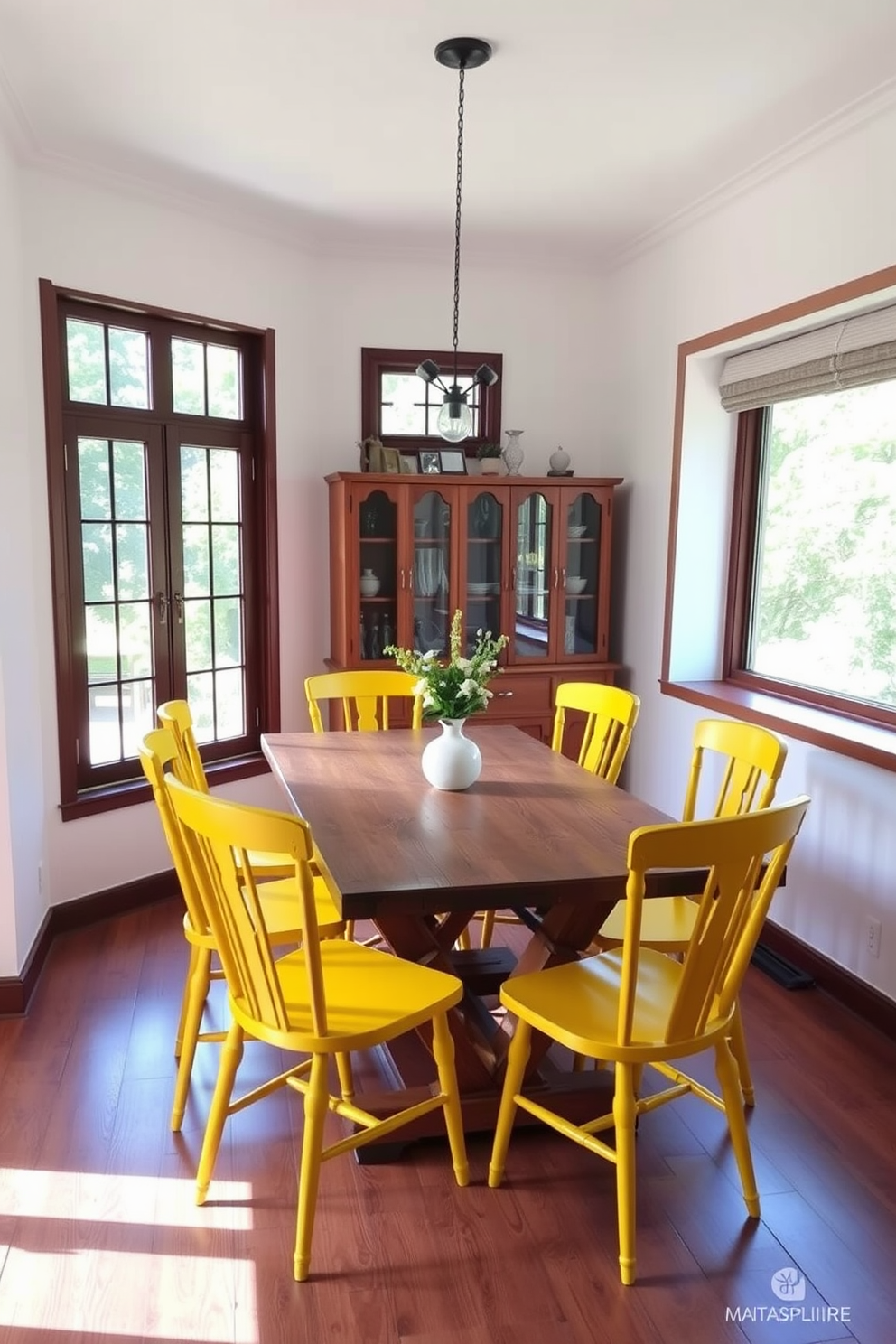 Yellow Dining Room Design Ideas 3