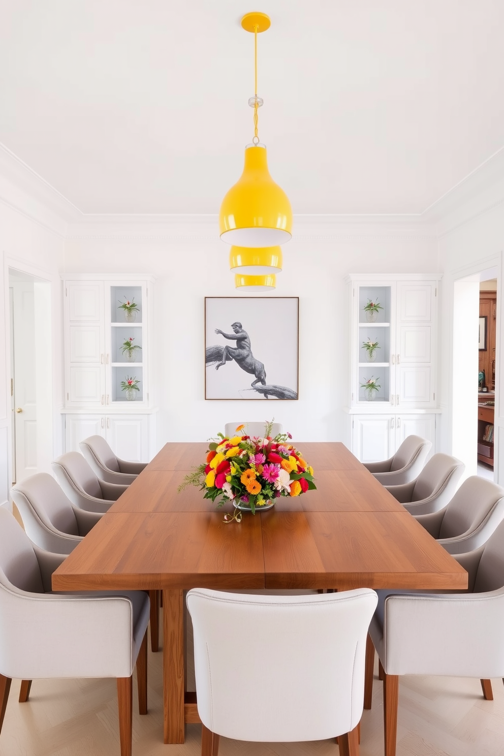 Yellow Dining Room Design Ideas 5