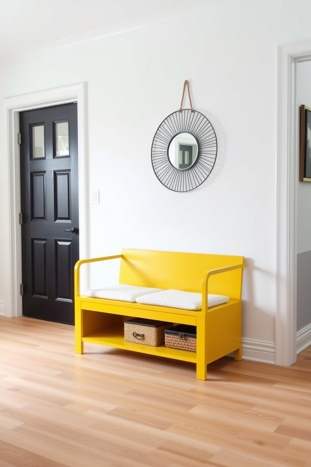 Yellow Foyer Design Ideas 12