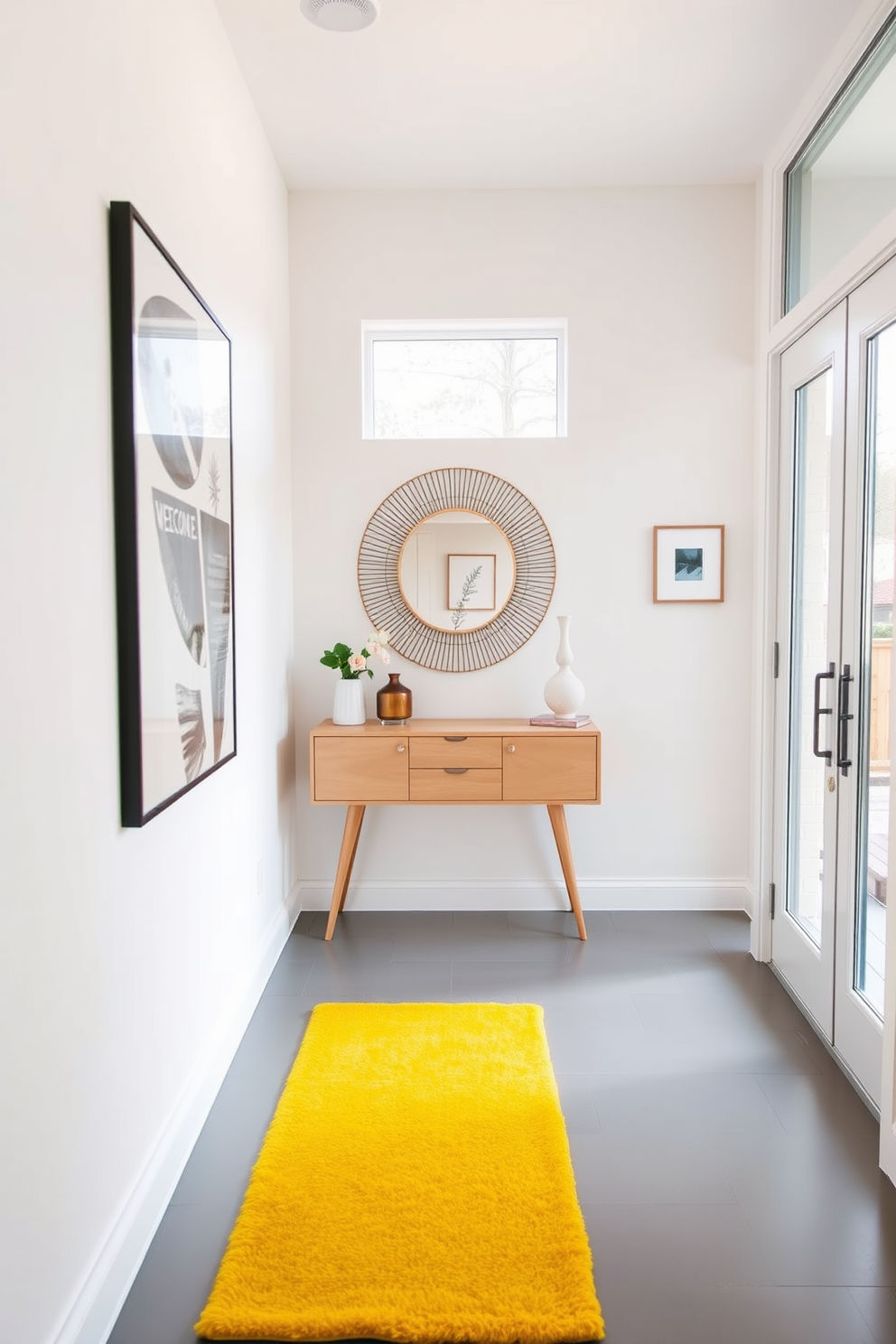 Yellow Foyer Design Ideas 18