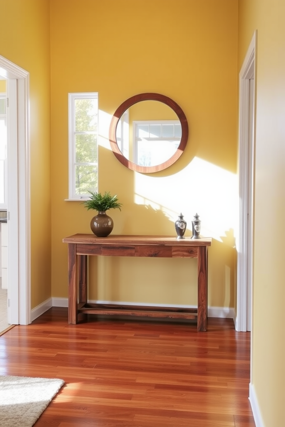 Yellow Foyer Design Ideas 20