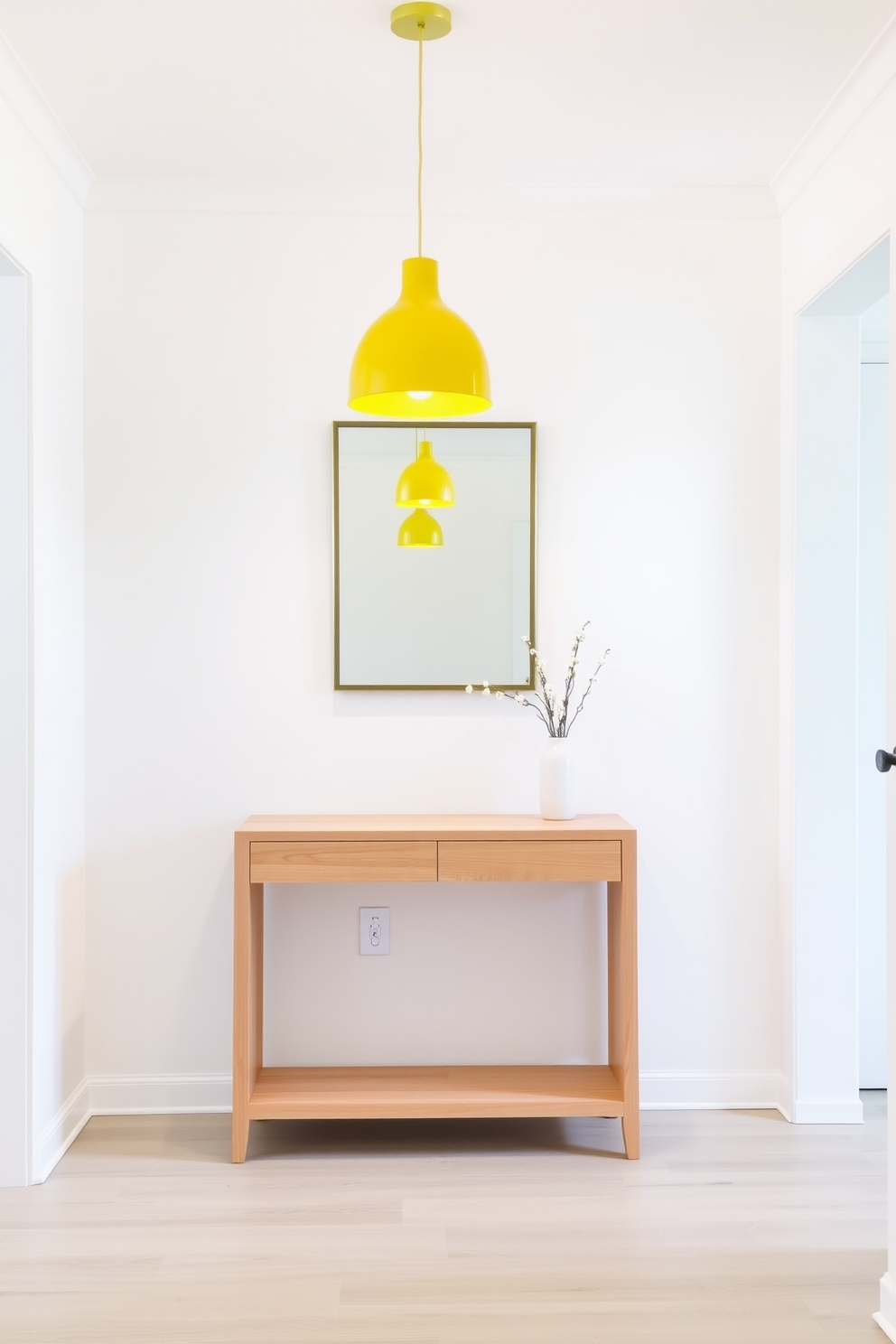 Yellow Foyer Design Ideas 21