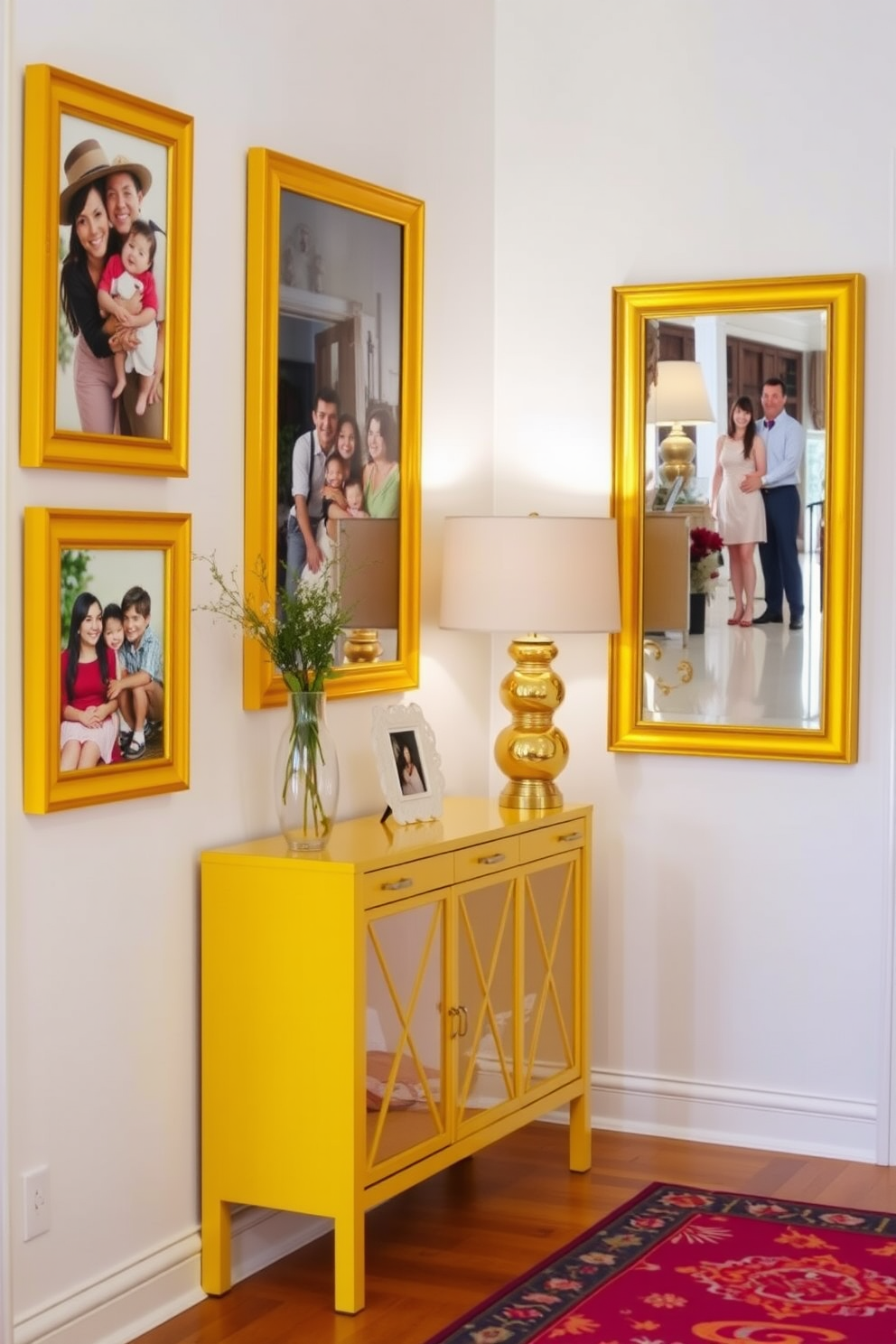 Yellow Foyer Design Ideas 24