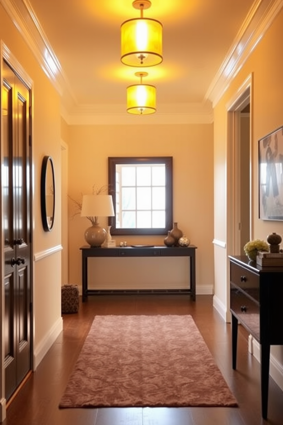 Yellow Foyer Design Ideas 8