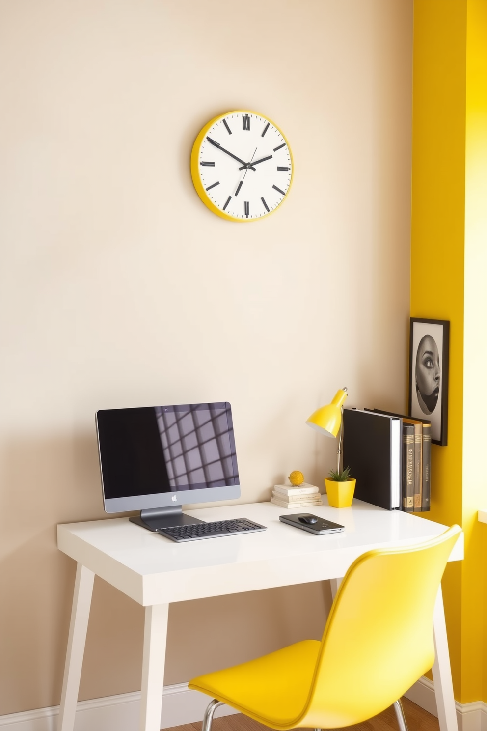 Yellow Home Office Design Ideas 15