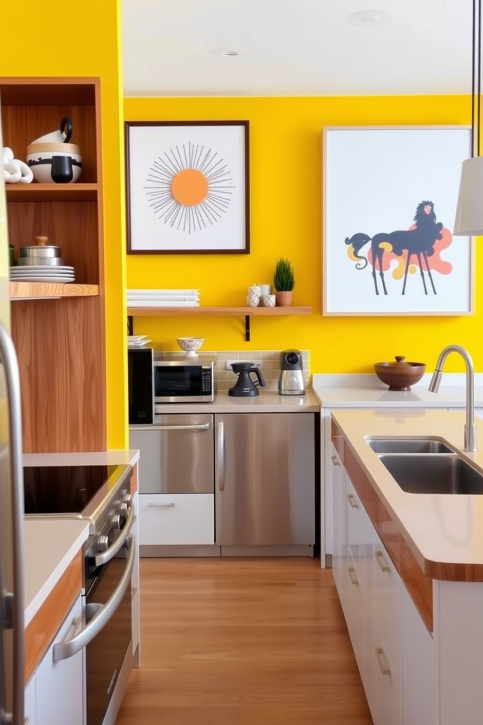 Yellow Kitchen Design Ideas 18