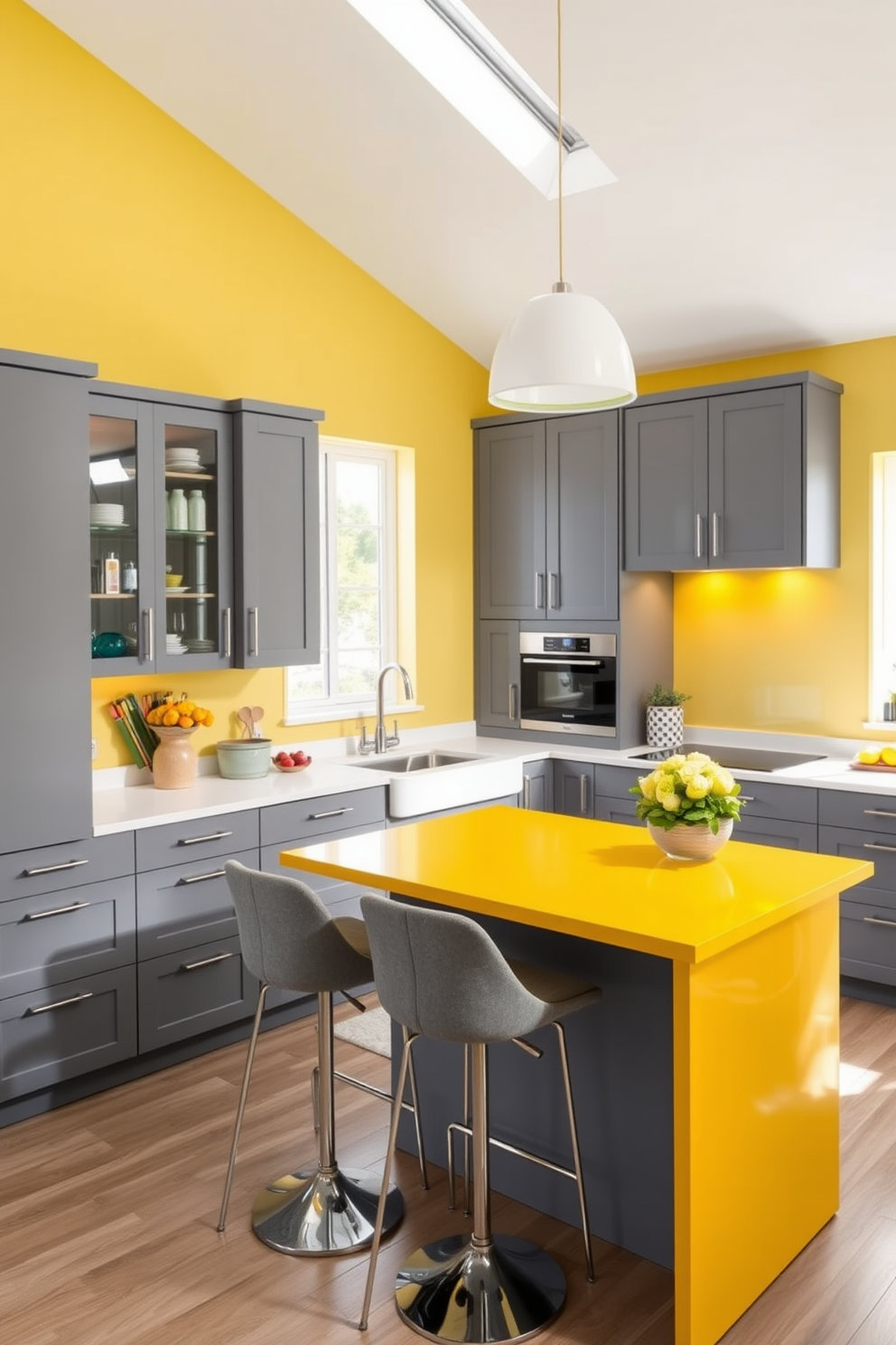 Yellow Kitchen Design Ideas 21