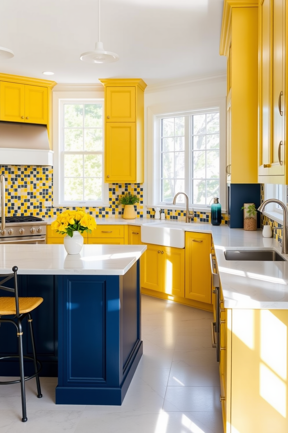 Yellow Kitchen Design Ideas 8