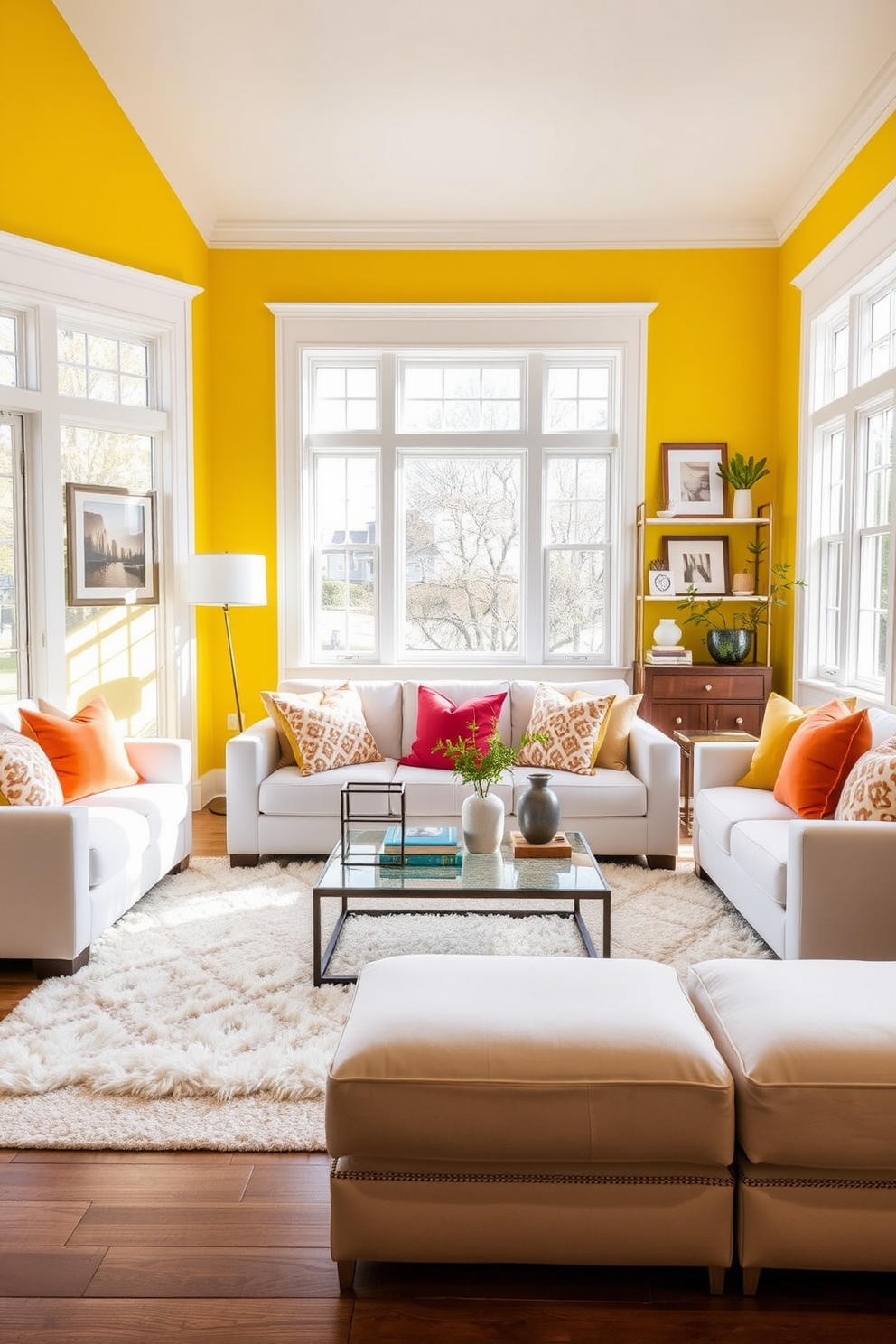 Yellow Living Room Design Ideas 1