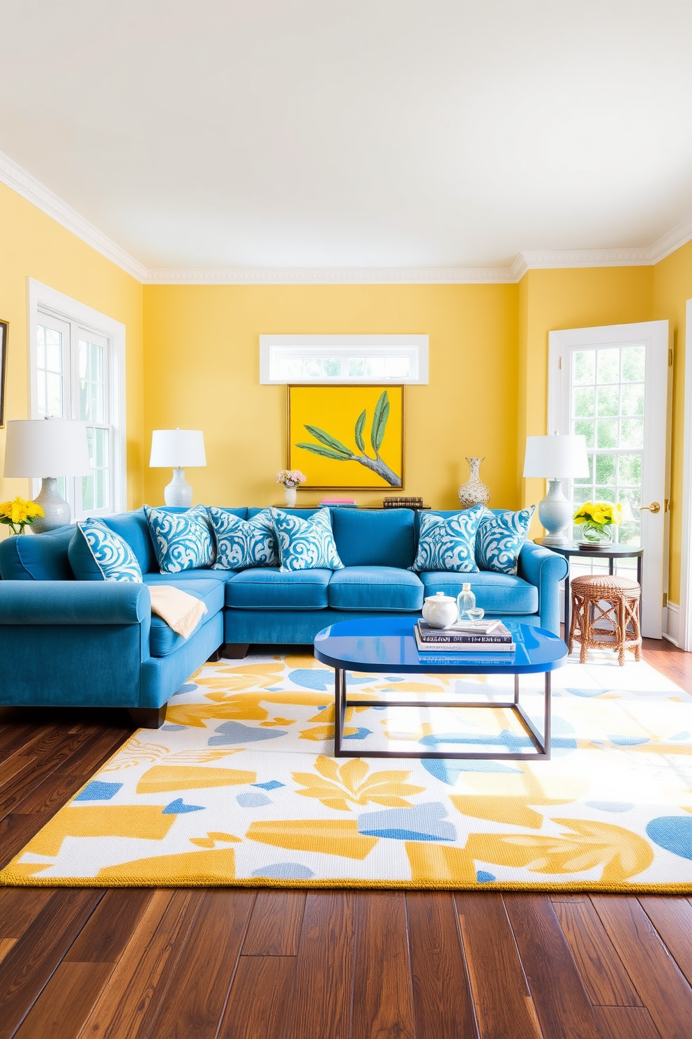 Yellow Living Room Design Ideas 11