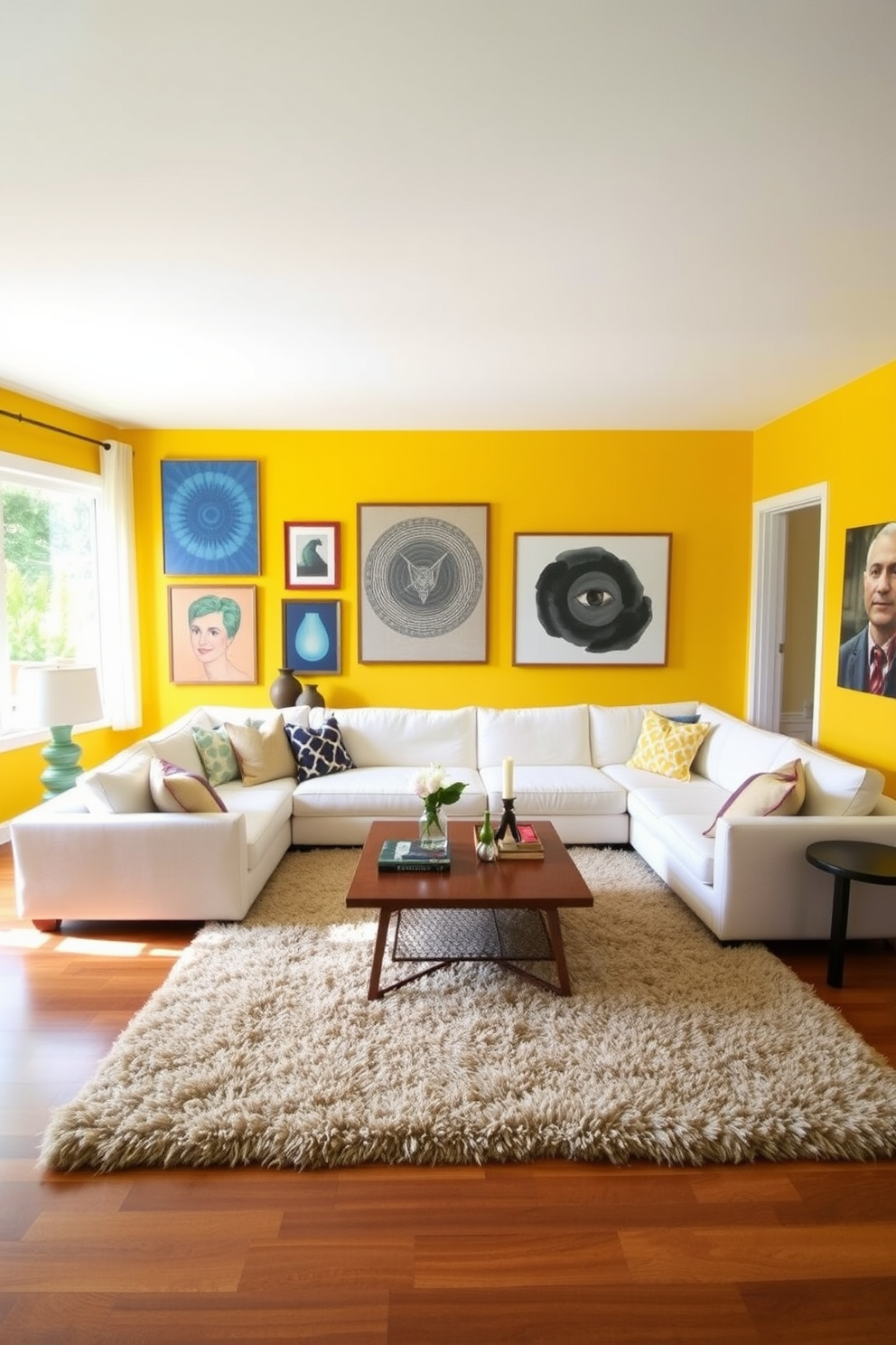 Yellow Living Room Design Ideas 20