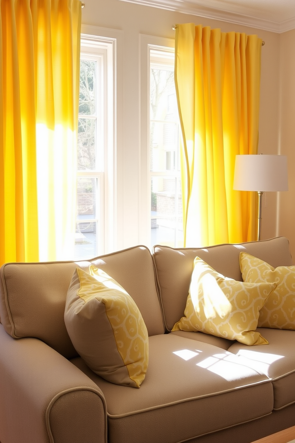 Yellow Living Room Design Ideas 5