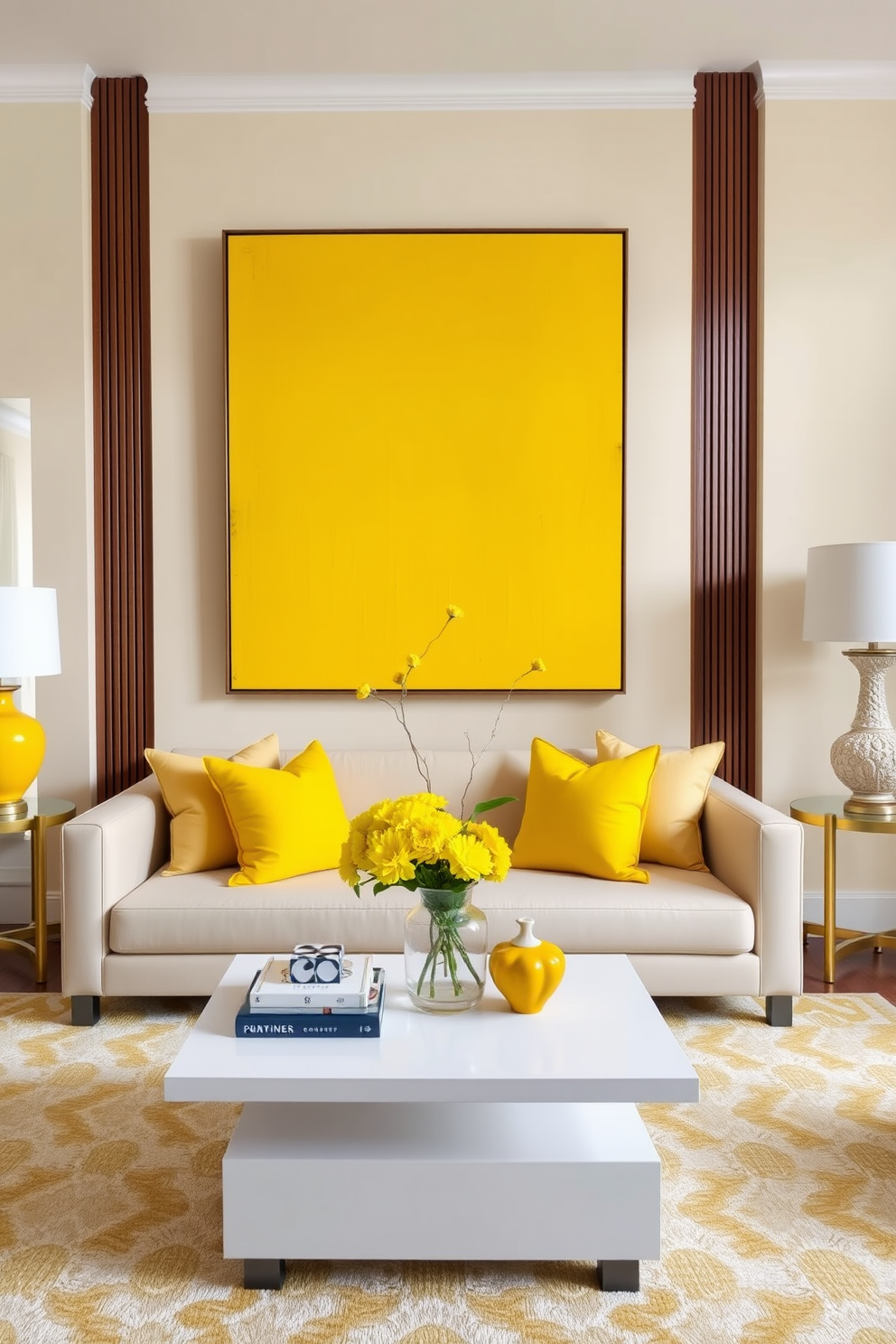 Yellow Living Room Design Ideas 6