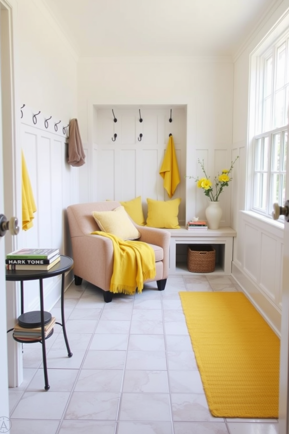 Yellow Mudroom Design Ideas 30