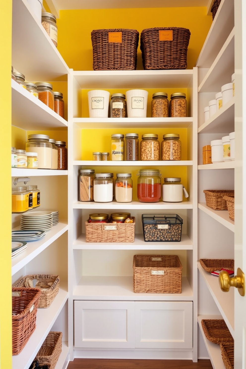 Yellow Pantry Design Ideas 2