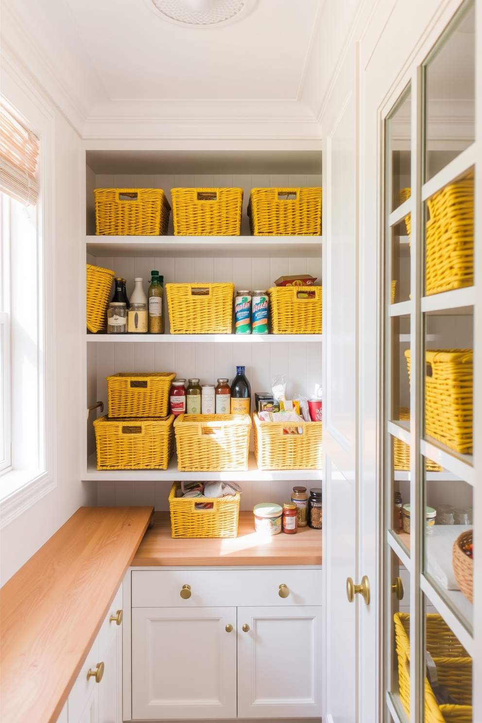 Yellow Pantry Design Ideas 25