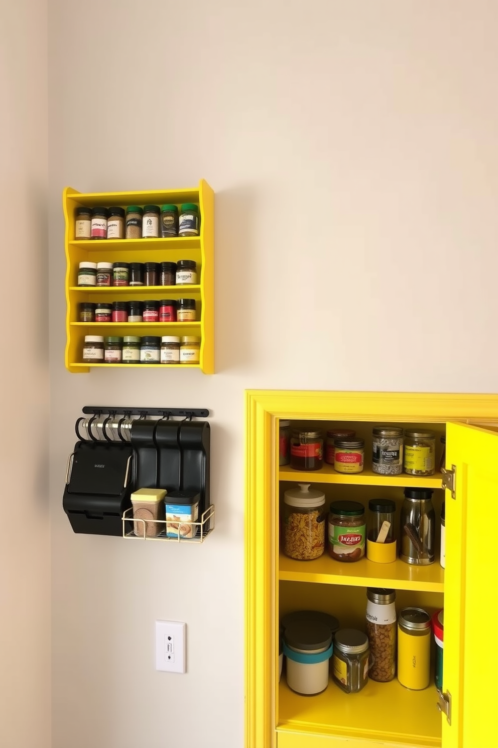 Yellow Pantry Design Ideas 26