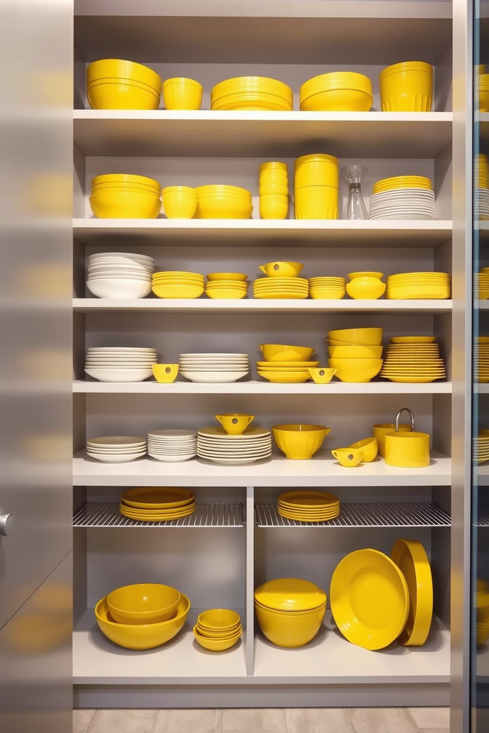 Yellow Pantry Design Ideas 3