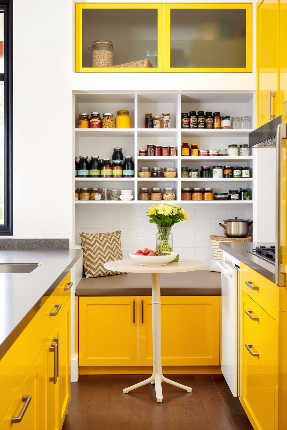 Yellow Pantry Design Ideas 6