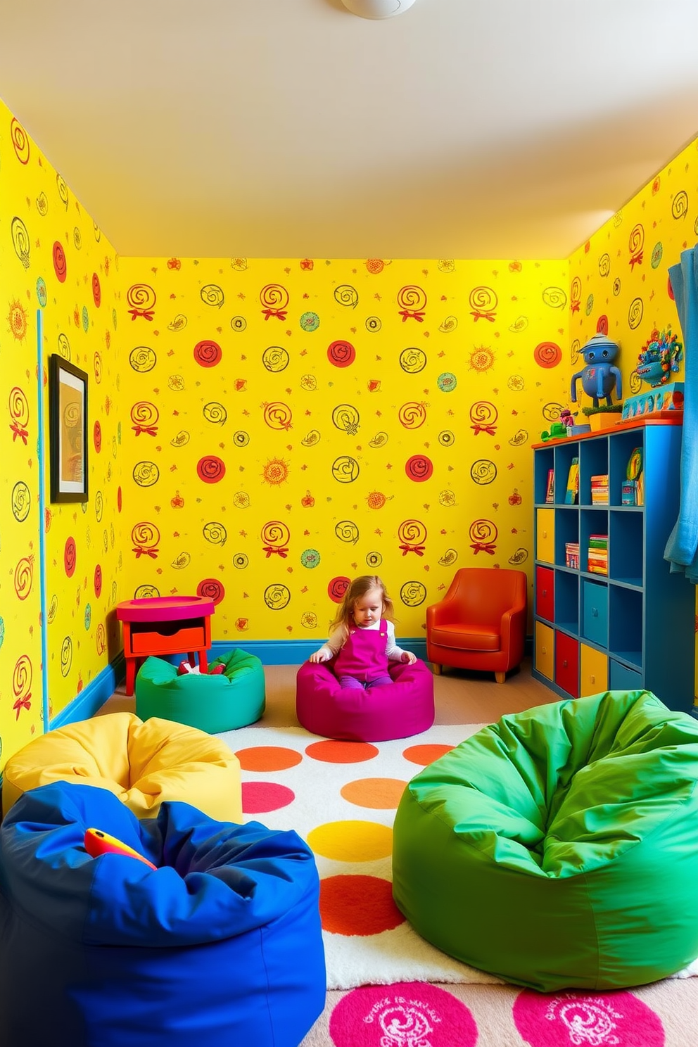 Yellow Playroom Design Ideas 13